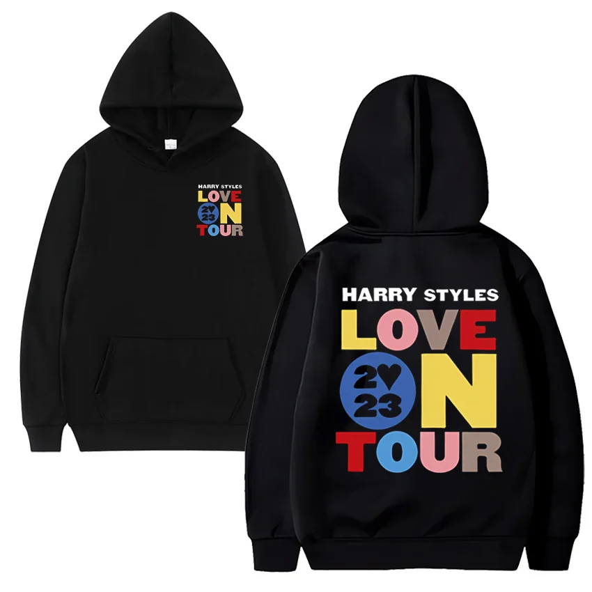 

Harry Styles Love on Tour Graphics Hoodie Men Women 2023 Hip Hop Oversized streetwear Long sleeve Unisex Hooded Sweatshirt