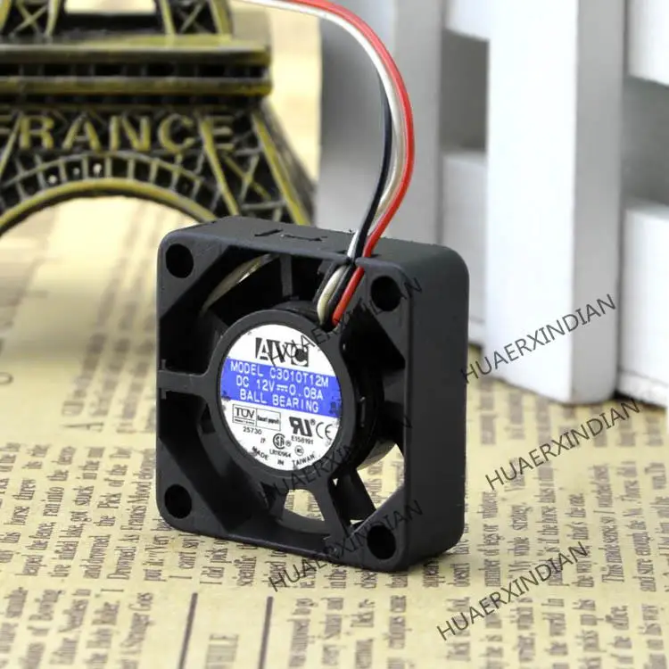 Новый комплект для сборки охлаждающего вентилятора C3010T12M DC12V 0.08A 3