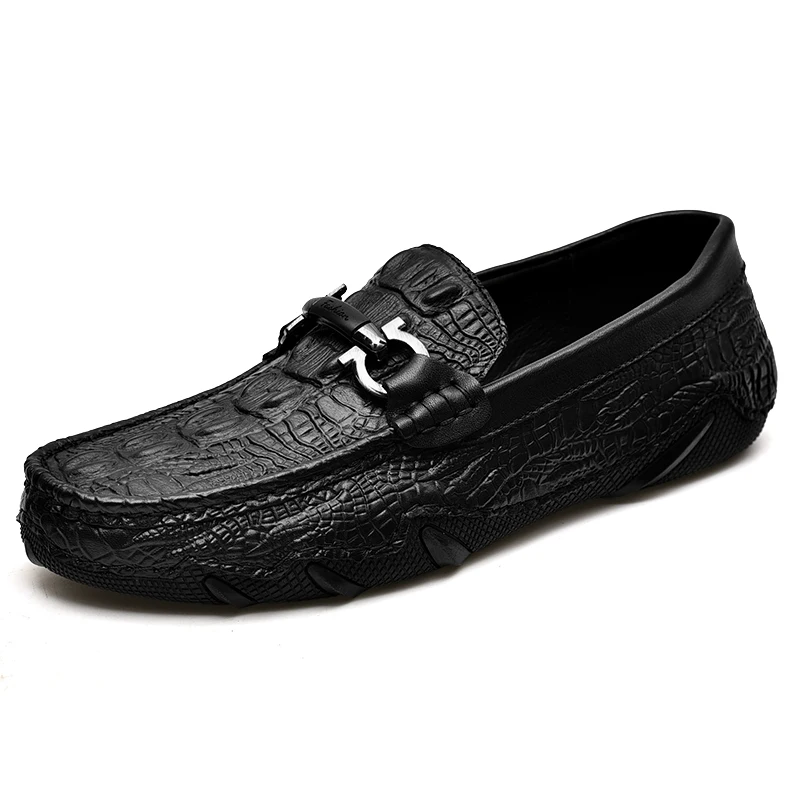 

New Loafers Shoes Men 2022 Spring Summer Genuine Cow Leather Men Casual Shoes Comfy Men's Flat Fashion Boat Shoes Moccasins