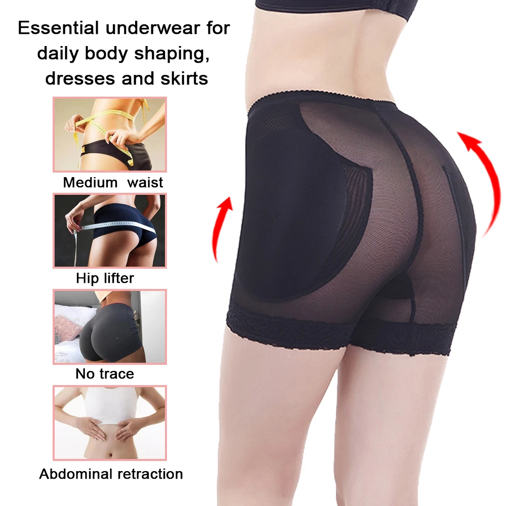 SEXYWG Butt Lifter Hip Panties Women Hip Enhancer Body Shaper Push Up Panties Hip Shapewear Pad Panties