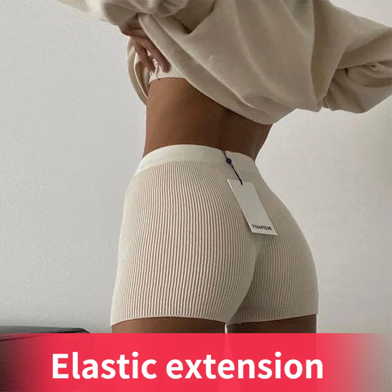 

Women's Summer Shorts Stretch Basic Shorts Cycling Bike Shorts Solid Black White Shorts Woman Sweat Shorts Strike 2022