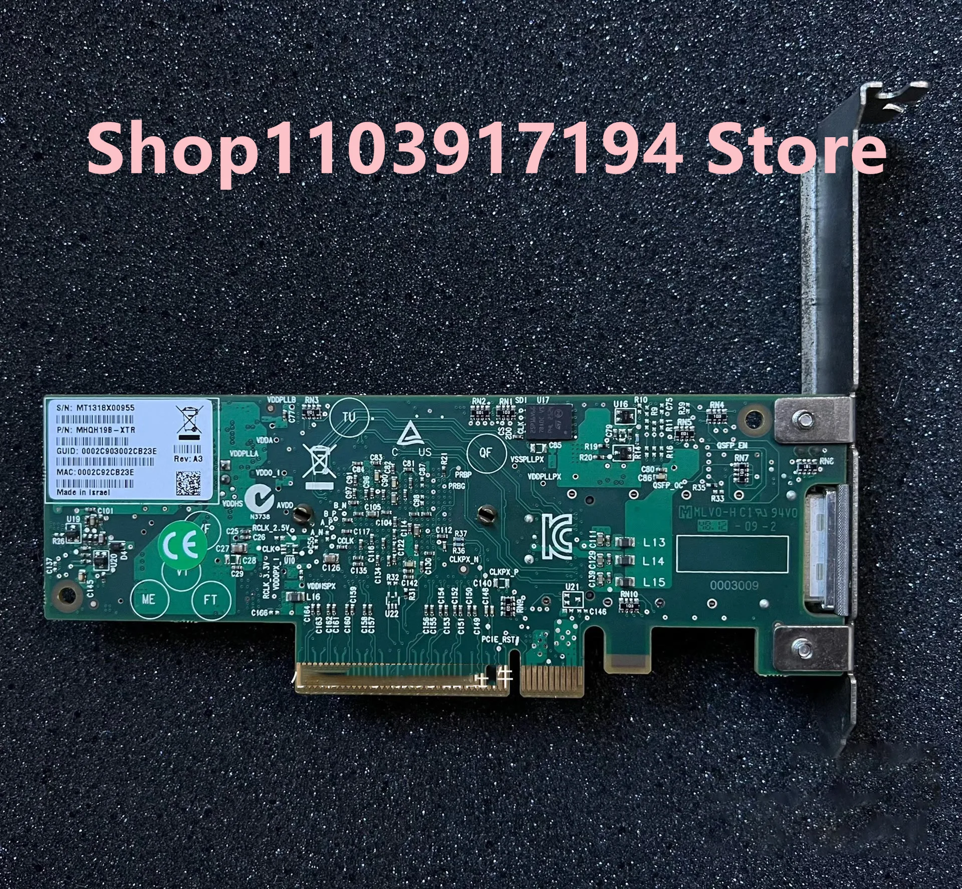 Для Mellonox MHQH19B-XTR 40 ГБ 10 гигабитная сетевая карта с одним портом