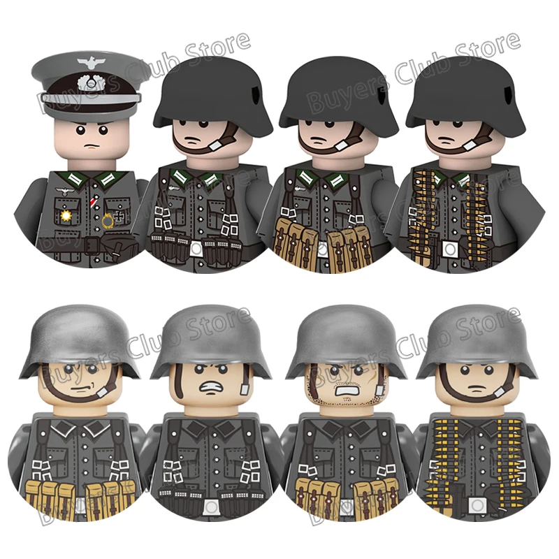 Детский конструктор солдатики совместимый с военным оружием |