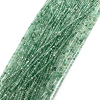 natural stone green aventurine beads 234mm high quality facet beads for jewelry making diy necklace bracelet beads accessories