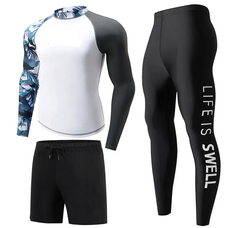 Новинка 2024 мужской купальник для дайвинга с длинным рукавом Солнцезащитный