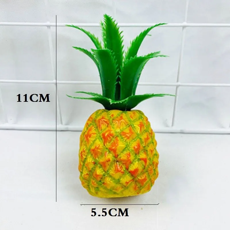 

Artificial Mini Pineapple Home Dining Area Shopping Mall Decorations Display Photographic Props Lifelike Fruits