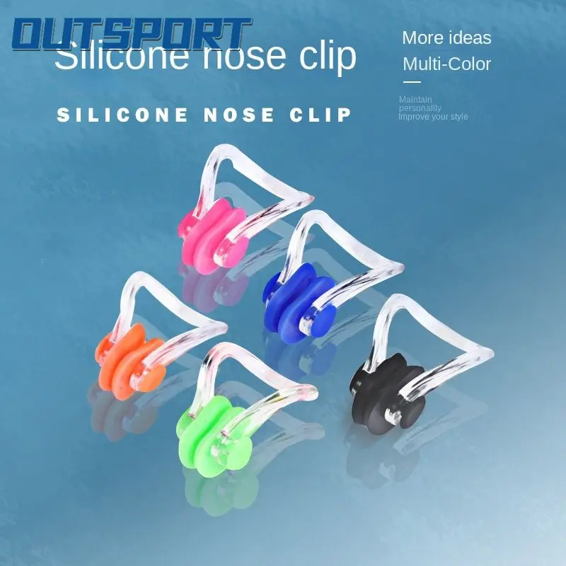 

Silicone Nose Clip Does Not Harm The Skin Swimming Pool Accessories Soft And Fitting Water Sports Pool Accessories Pcsilicone