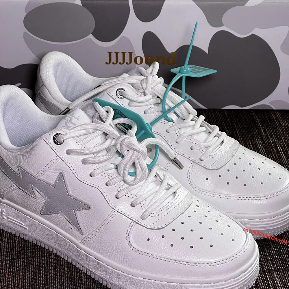 A BATHING APE x JJJJ Sta Classics Men and Women Vibe Sports Sneakers Unisex Bapesta Skateboarding Outdoor Light Walking Shoes