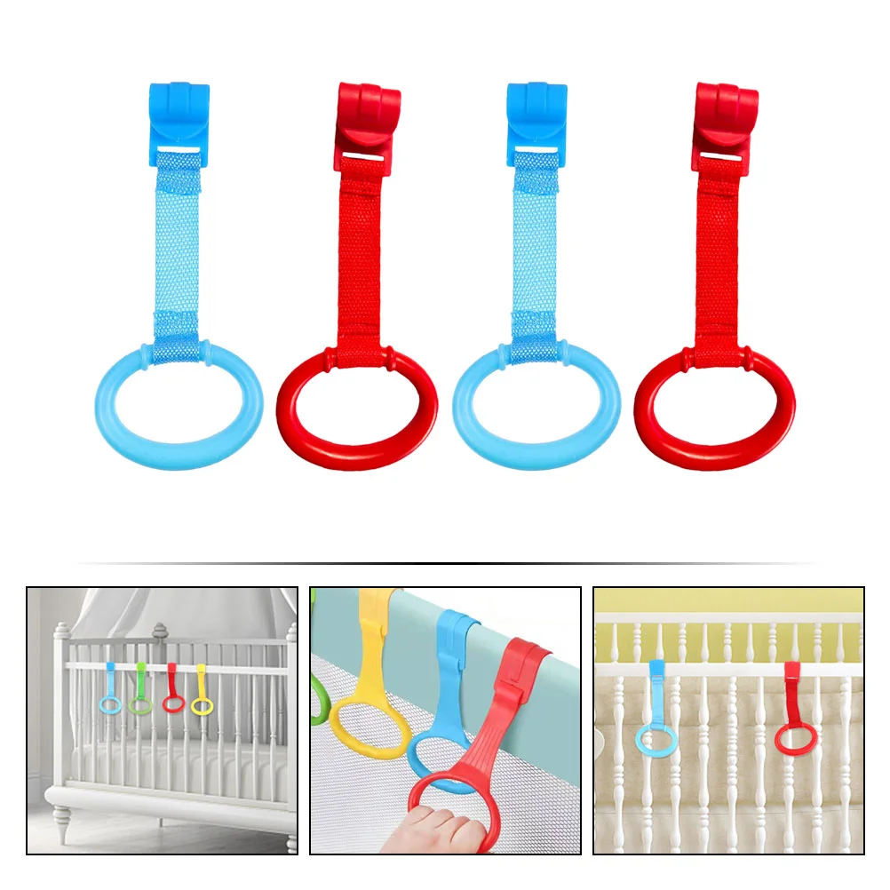 

Infant Bed Ring Baby Pull Nursery Cot Crib Accessory Hand Walking Assist Tools Rings Infants Stand