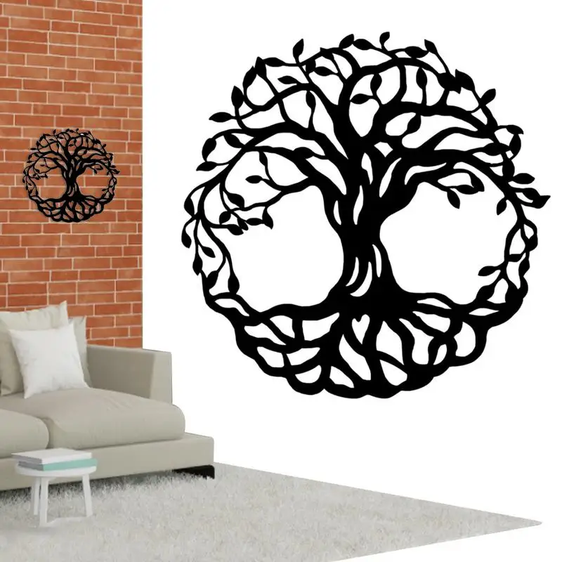 

Metal Tree Wall Sculpture Metal Tree Life Wall Decor Metal Wall Decorative Art For Living Room Bathroom Kitchen Office Garden