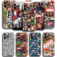 marvel avengers logo for apple iphone 13 12 11 pro max mini x xr xs max se 5 5s 6 6s 7 8 plus phone case silicone cover back