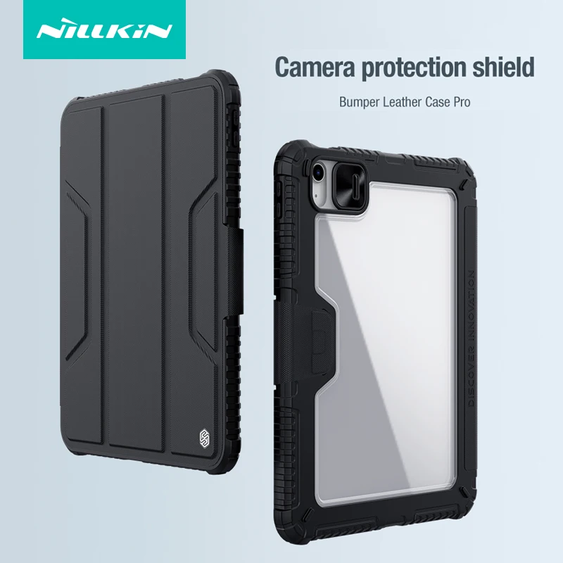 

For iPad 10.9 2022 Case Nillkin Luxury Shockproof Bumper Leather Case Pro Smart Flip Tablet Cover For iPad 10th Generation