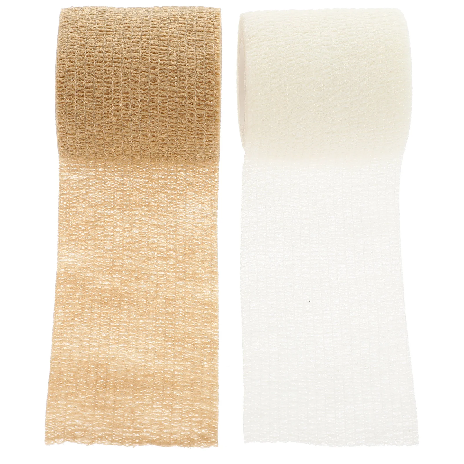 

12 Rolls Adhesive Bandage Wrap Sports Head Care Bandaging Supplies Bandages Flexible Fabric Non-woven Pressure Self
