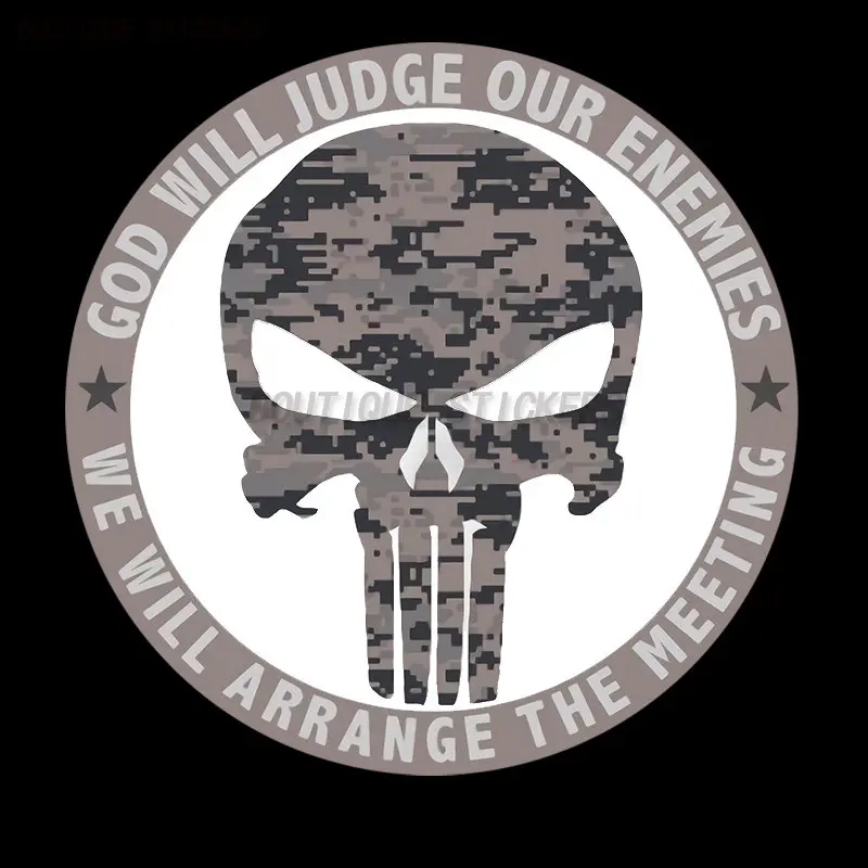 

Small town punishment Camo military die cut car sticker waterproof PVC sticker car motorcycle decoration accessories