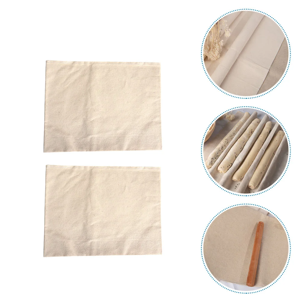 

Cloth Baking Basket Bread Liner Proofing Cover Linen Dough Fermented Bakers Cotton Couche Fermentation Pastry Brotform