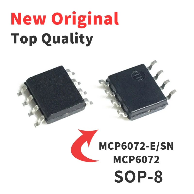 

5PCS MCP6072-E/SN MCP6072T-E/SN SMD SOP8 MCP6072E MCP6072 Chip IC совершенно новый оригинальный