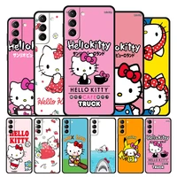 case cover for samsung galaxy note 10 20 8 9 10 ultra f12 f22 m30s m11 m22 5g official shockproof style hello kitty sha