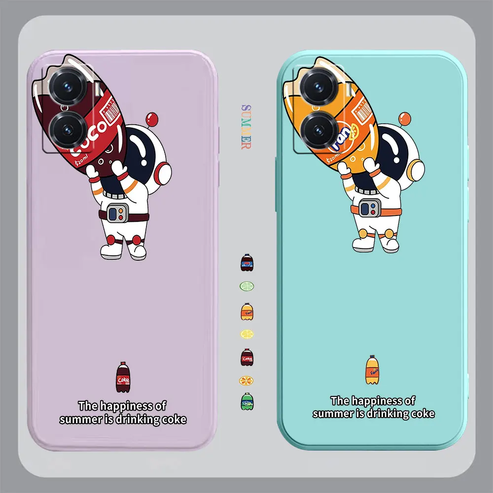 Чехол для VIVO Y93 Y85 Y83 Y77E Y77 Y76S Y73S Y71T Y66 Y55S Y53S Y52S Y51S Y50 Y35 Y33S Y31 Cola крышка с аэрированным