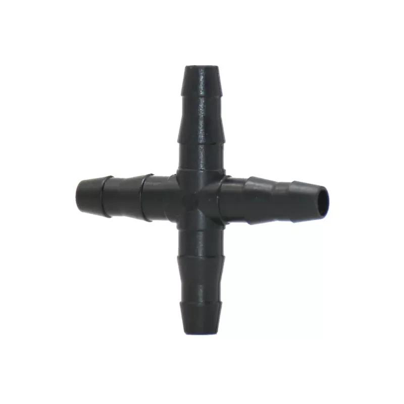 

Cross water Connector 4-way water splitter 4/7 hose garden irrigation barb Drip Irrigation Fittings 25 Pcs