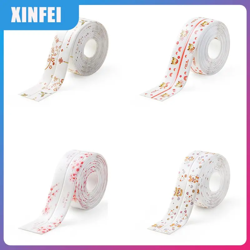 

Various Patterns Wall Corner Sticker Waterproof Practical Mildew Tape Sealing Tape Self Adhesive Kitchen Bathroom Accessories