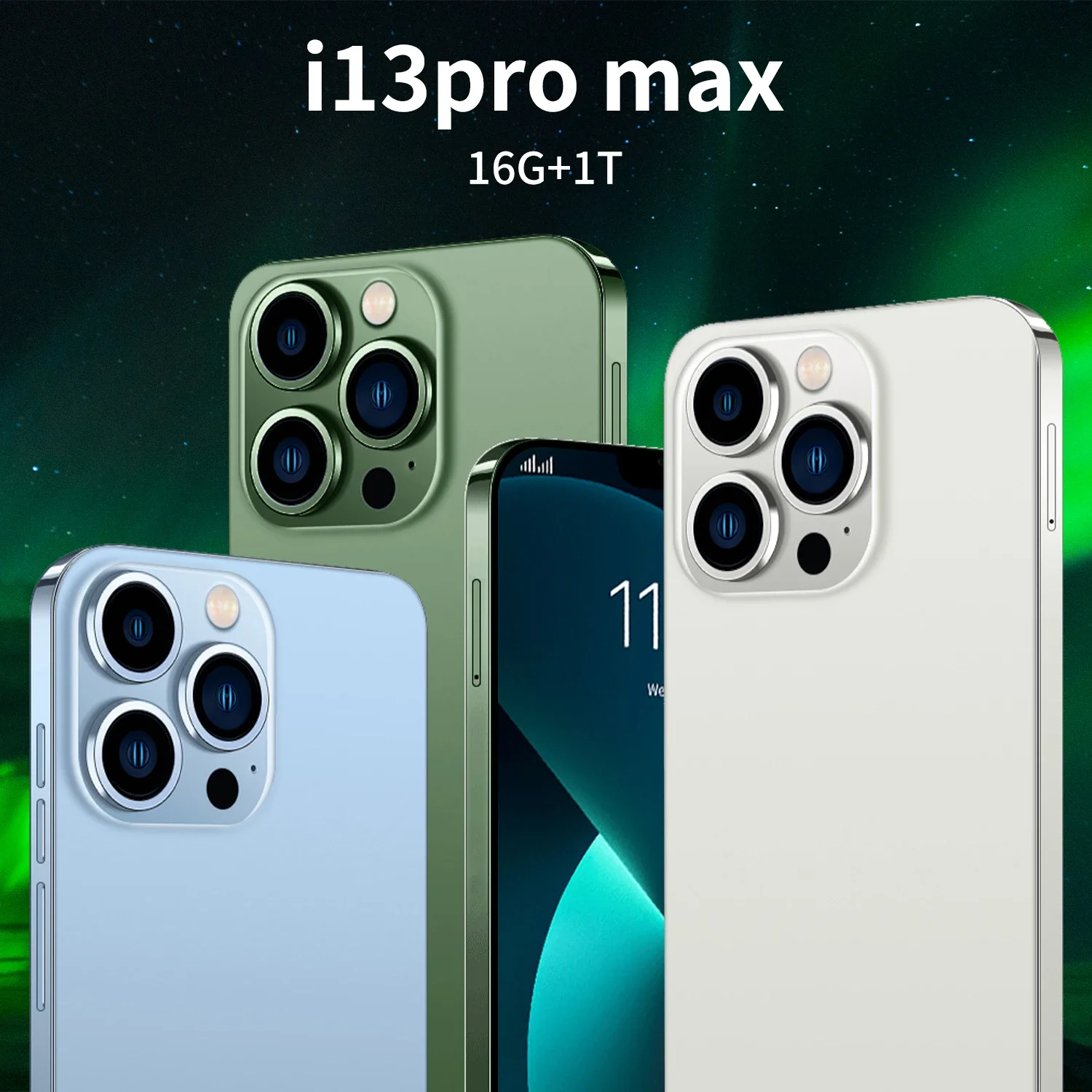 new i13promax 6 7 inch 5g cellphones 16gb1tb dual sim unlock smartphone 6800mah 4864mp mobile phone deca core global celulars free global shipping