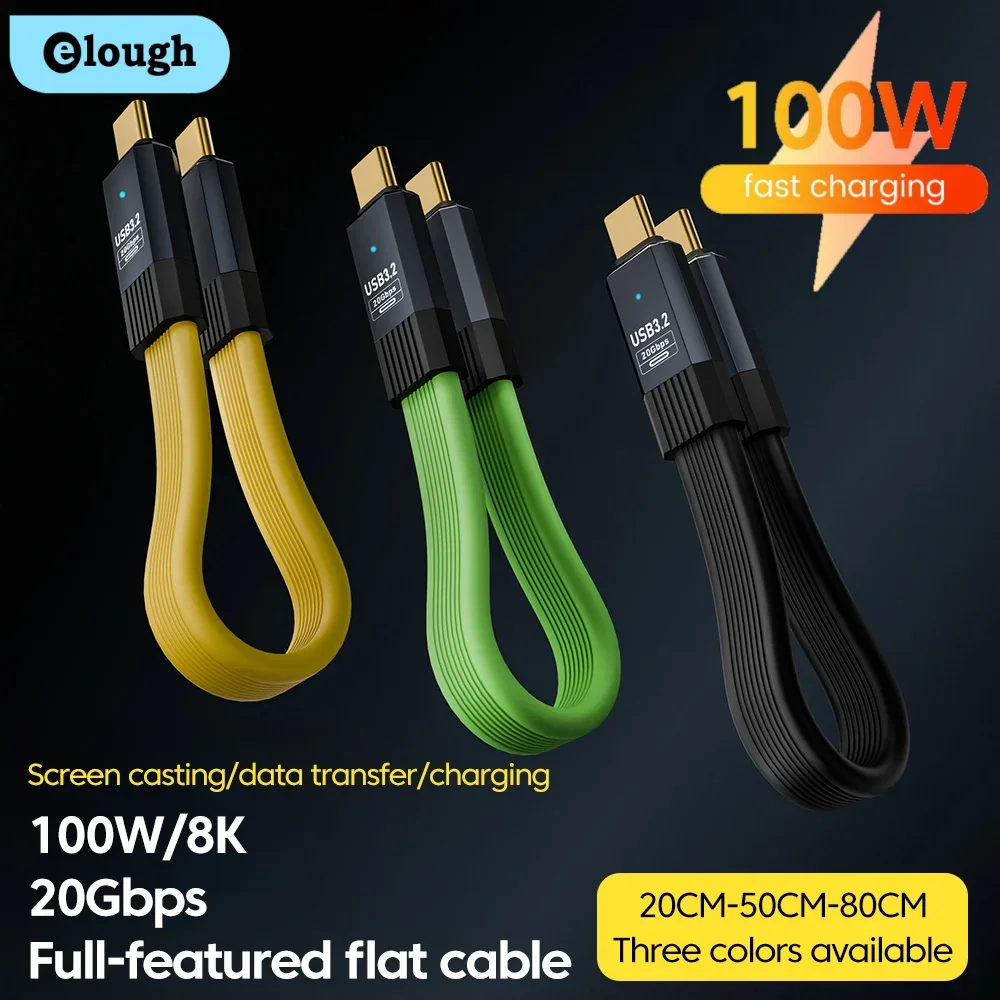 USB 3. 0 FPC C к портативный кабель PD100W Быстрая зарядка 8K экран литой Тип