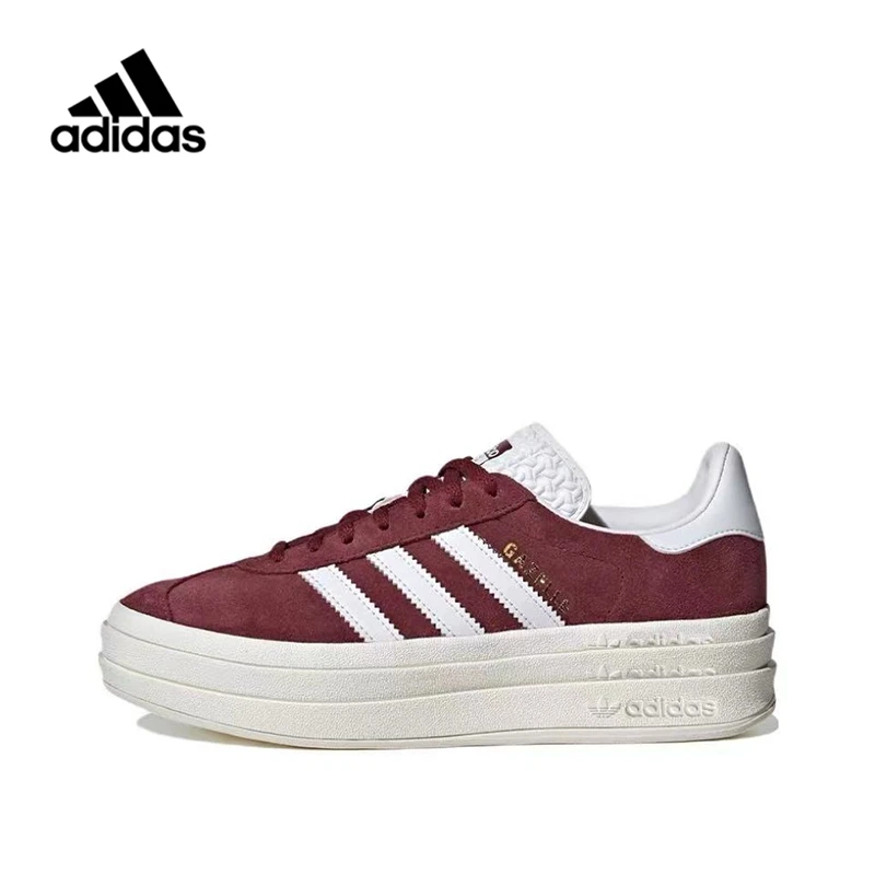 Оригинальные мужские и женские кроссовки Adidas Gazelle Bold Майами для скейтборда в