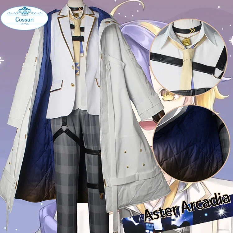 COSSUN [по индивидуальному заказу] NIJISANJI Vtuber Aster Arcadia Косплей Костюм Хэллоуин наряды