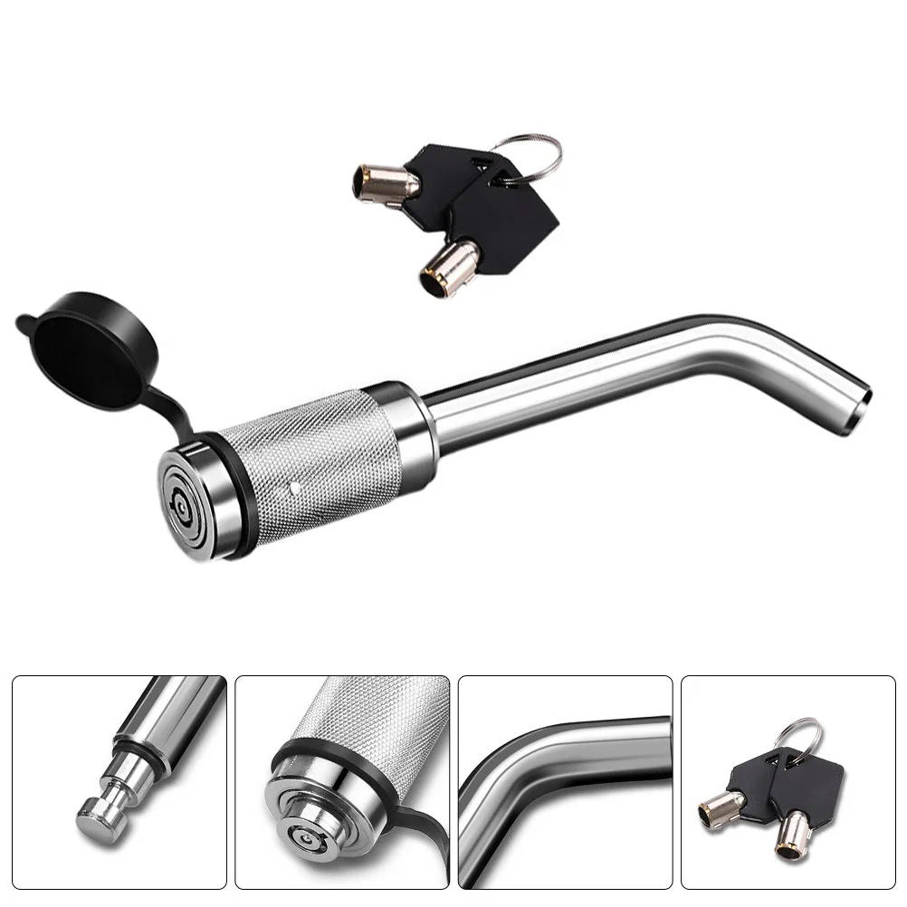 

1 Pc Truck Hitch Receiver Lock Parts Steel Car Receiver Lock Swivel Receiver Lock Anti-Theft Hitch