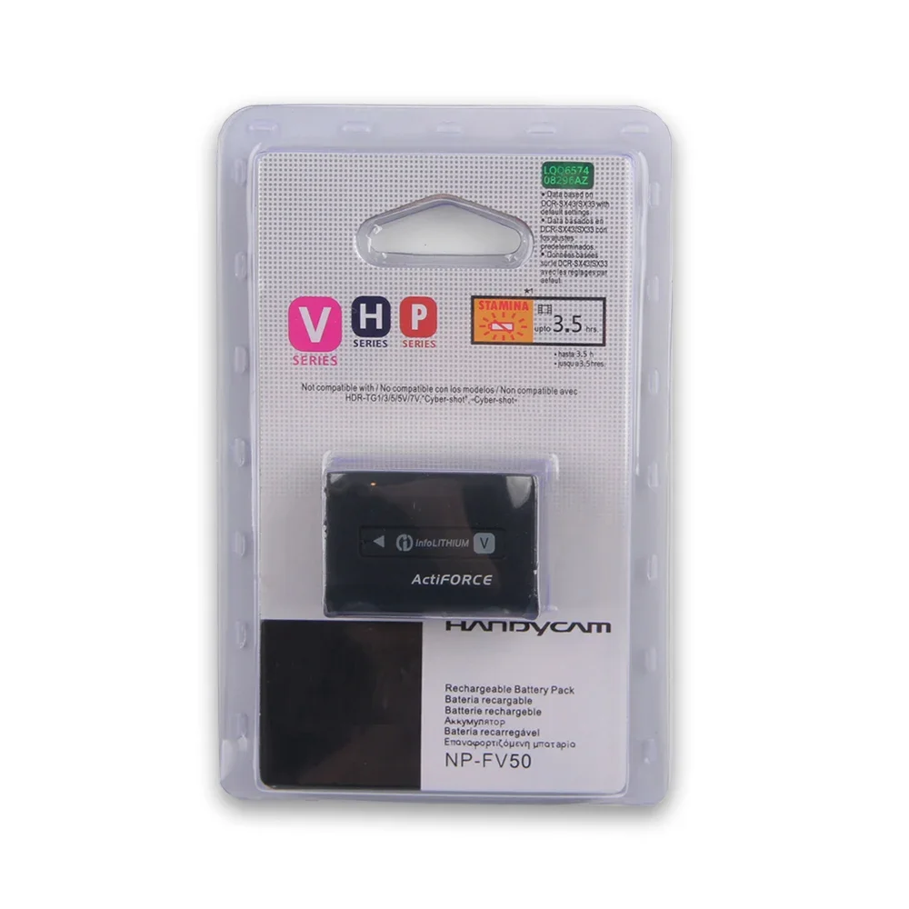 Сменный аккумулятор NP-FV50 NP-FV30 для SONY CX290E CX390 PJ510 XR260 XR100 CX700E PJ50E 260E VG30E AX40 HDR-PJ790E PJ660E