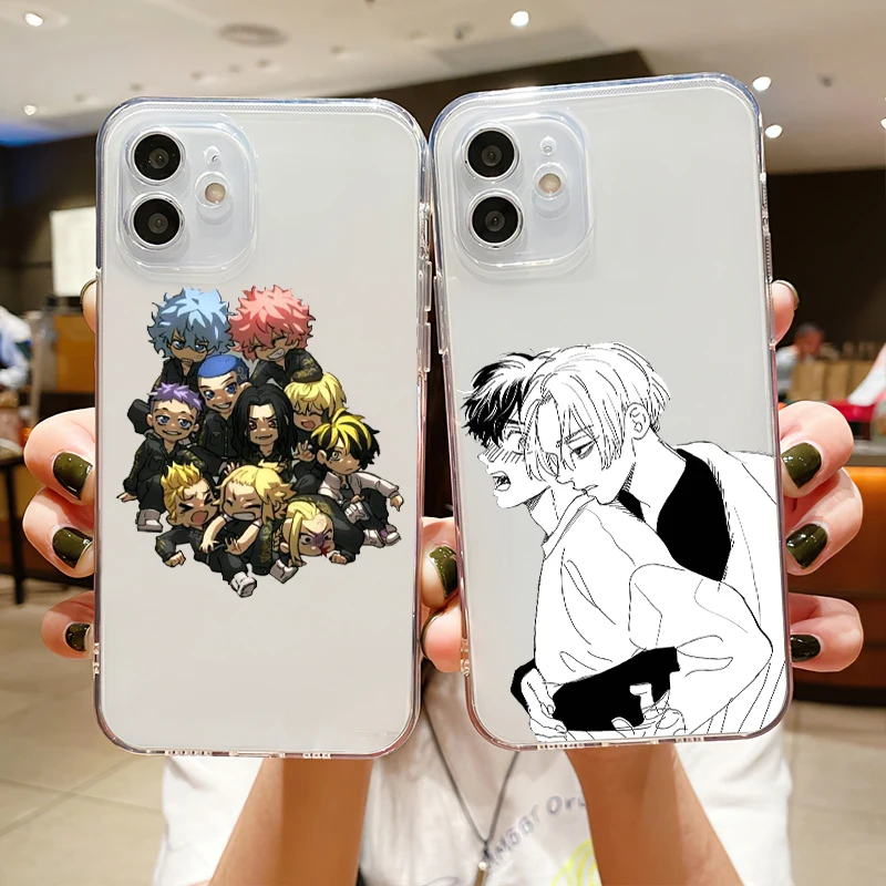 

Tokyo Revengers Anime Phone Cases For iPhone SE 2020 6 6S 7 8 11 12 13 Mini Plus X XS XR Pro Max Transparent Shell