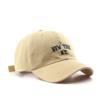 new york n y embroidery cotton baseball cap for men women snapback caps hip hop bone casquette hat unisex outdoor hats gorras
