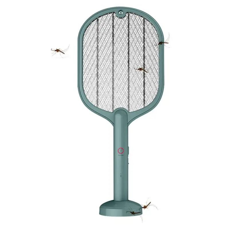 

Электрическая мухобойка с УФ-лампой 3000 В, мощная мухобойка для насекомых, мухобойка 2 в 1 с 3-слойным аккумулятором и USB-зарядкой