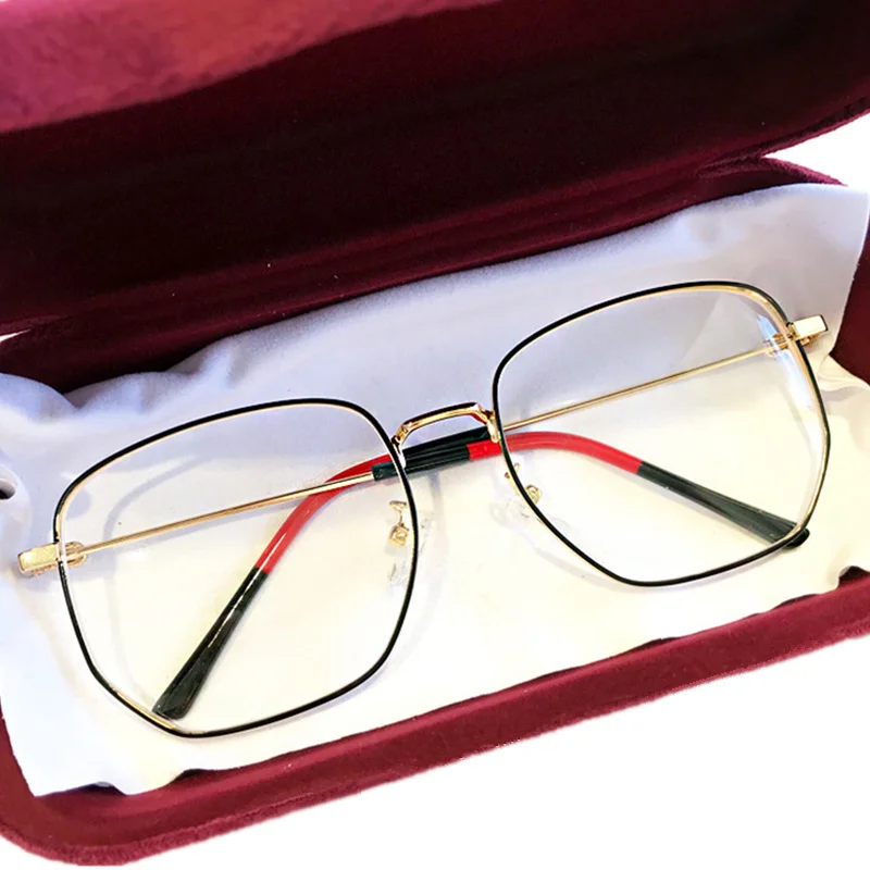 Polygons металлическая оправа для очков близорукости с защитой от голубого света