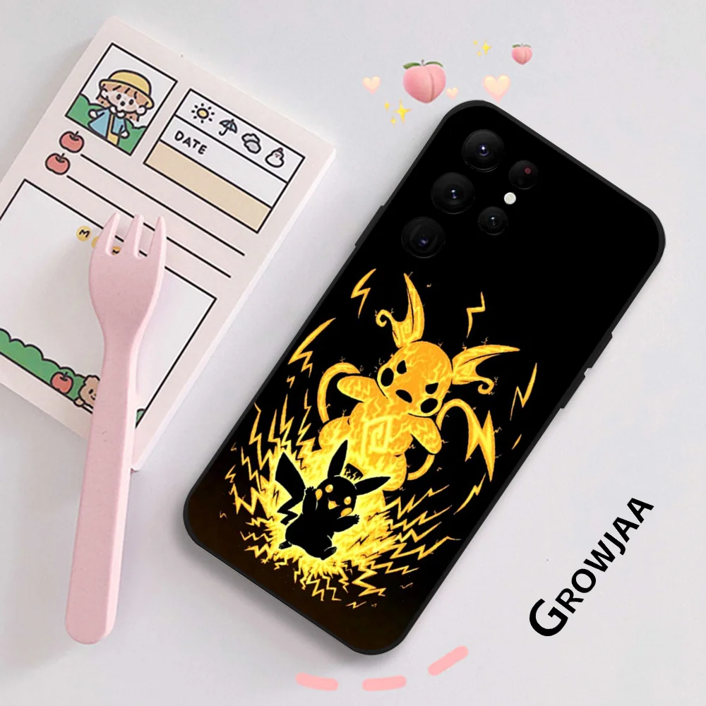 Чехол для телефона Pokemon G-Gengar Mewtwo Samsung Galaxy S25 S24 S22 S23 Ultra S21 S20 Plus 5G защитный