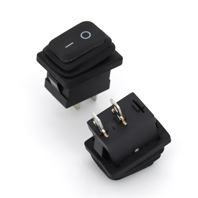 Водонепроницаемый Переключатель KCD1 3-контактный красный переключатель питания с