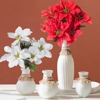 beautiful fresh keeping non fading table centerpiece artificial flower for balcony faux christmas flower artificial flower