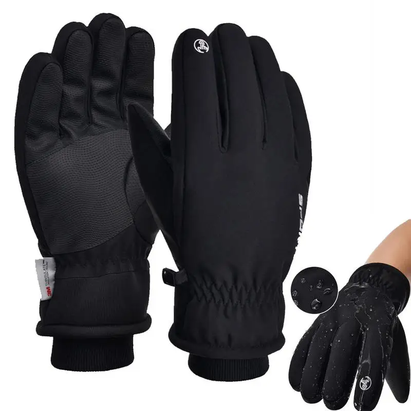 

Waterproof Winter Gloves Autumn Winter Men Women Gloves Outdoor Sports Warm Cycling Snow Ski Gloves Full Finger For Women And