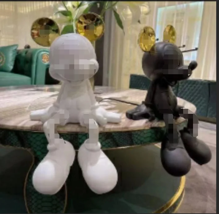 

Nordic Office Desk Accessories Statue Luxury Living Room Decoration Home Decor Art Desktop Sculpture Crafts