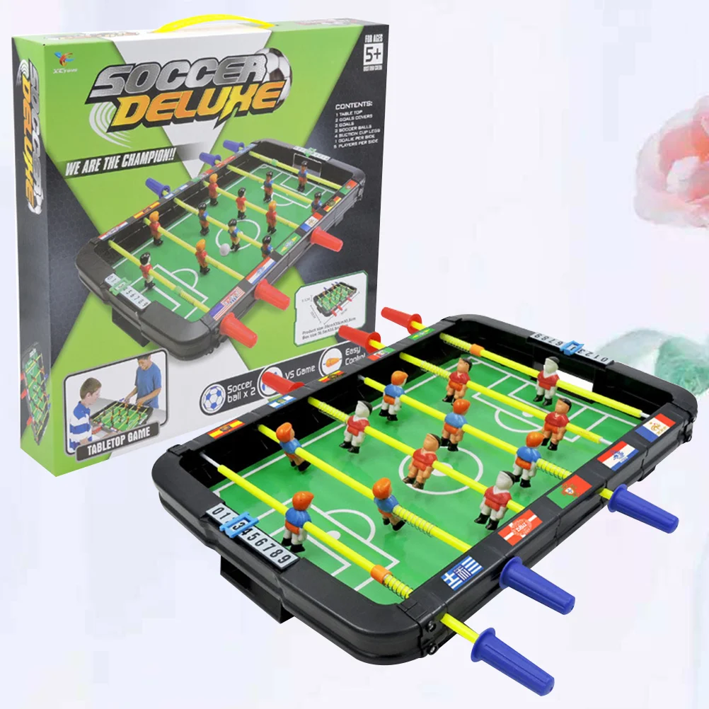

Foosball Table Game Football Tabletop Soccer Kids Minifor Handdesk Duty Heavy Desktop Set Outdoor
