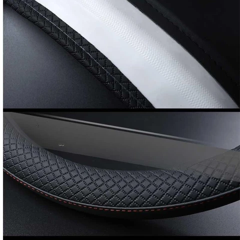 For Volkswagen Suiteng Langyi Maiteng Tiguan L Golf 7 Weiling Polo Santana Four Seasons Car Leather Steering Wheel Cover