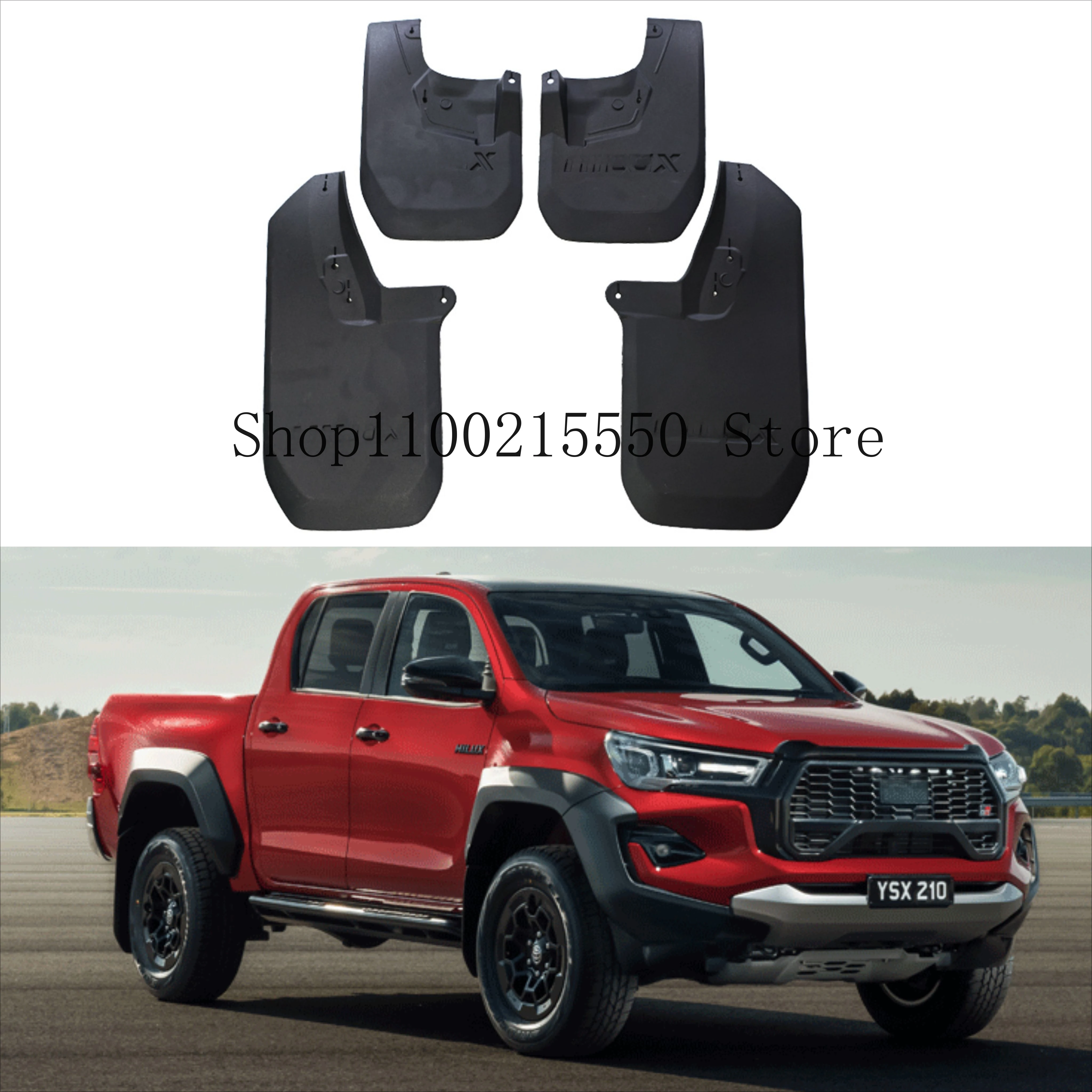 Брызговики для Toyota HiLux VIGO GR 2024 аксессуары брызговики переднее и заднее колесо