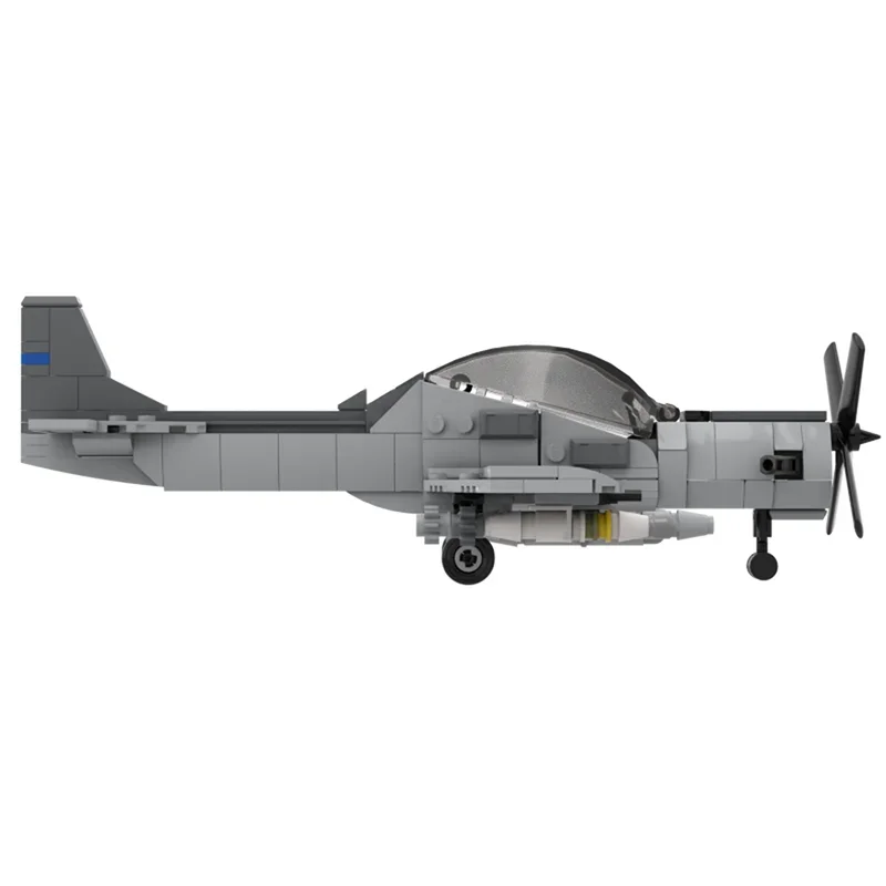 MOC Building Blocks A-29 Super Tucano Самолет 14+