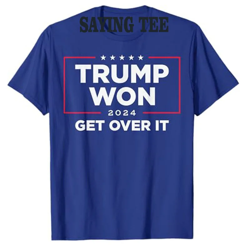 Дональд Трамп Won 2024 выборы Inaгурация мужские и женские дизайнерские футболки Trump 47