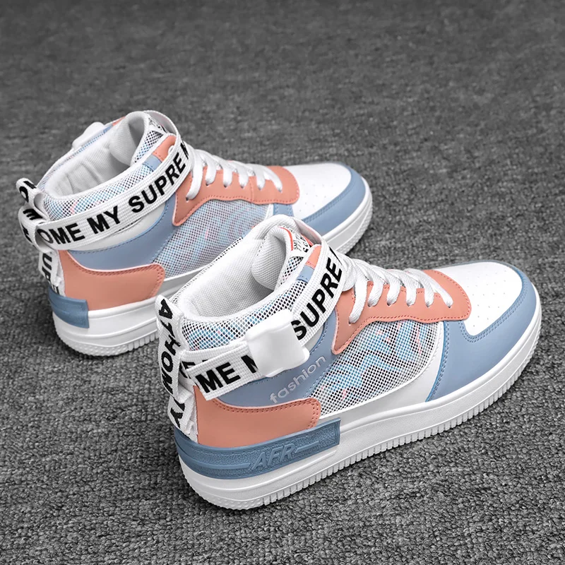 Couple Fashion Shoes Men Women Sneakers High Top Basketball Shoes Men Comforthable Man Casual Shoes Outdoor Sport Running Shoes