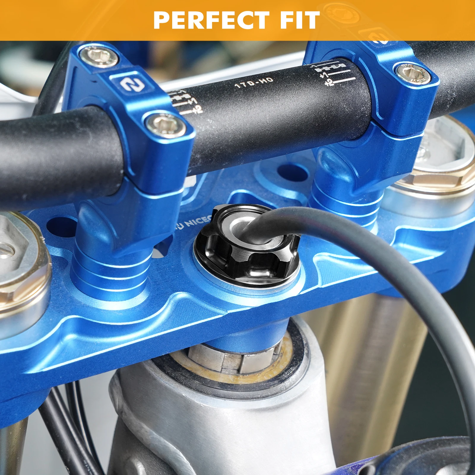 Для Yamaha YZ125 YZ250 1994-2020 YZ250F YZ450F WR250F WR450F 2003-2020 Винт гайки штока рулевого управления YZ 125X 250X 250FX 450FX 400 426F (art.: 3920d2ef95fd9) - 3920d2ef95fd9