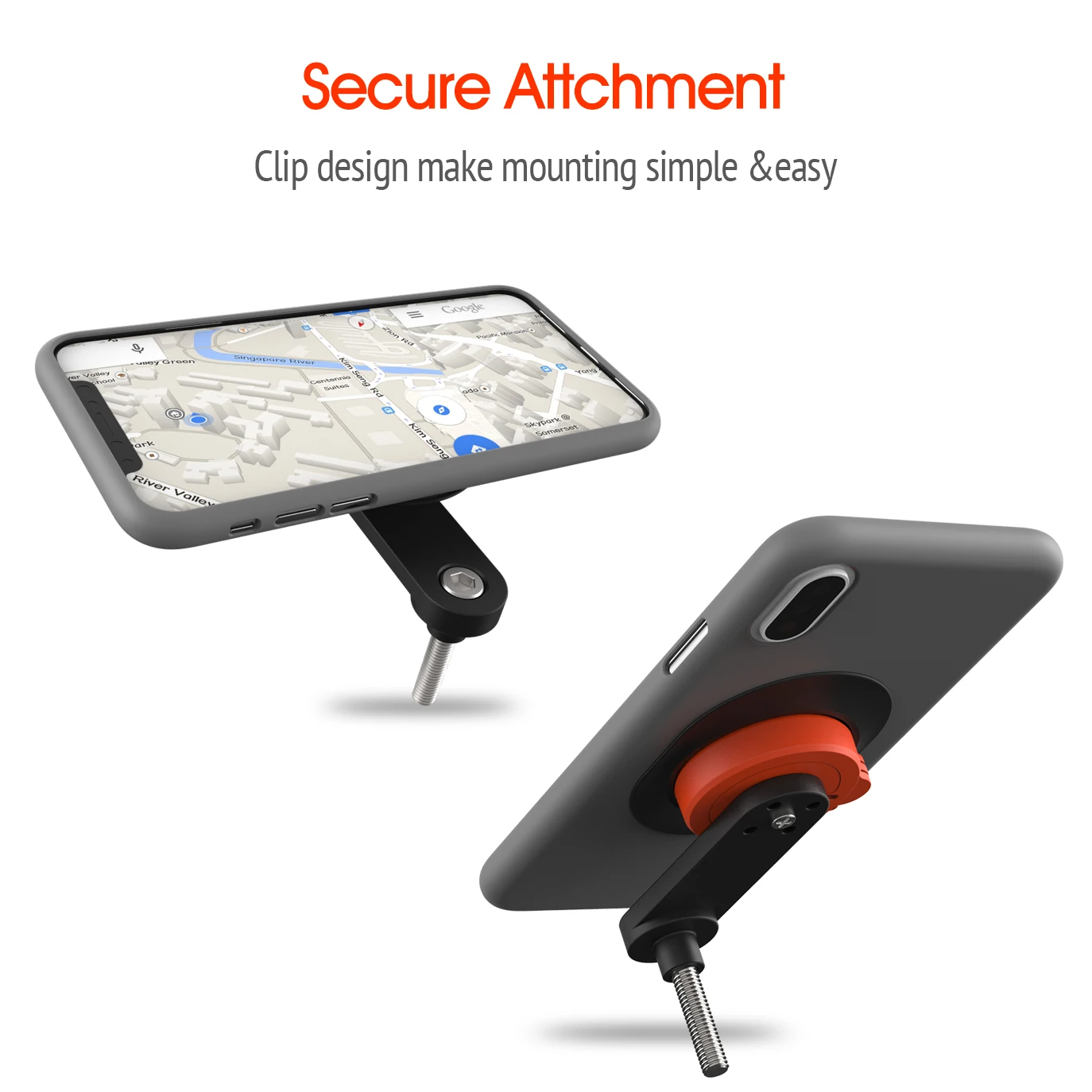 aluminum bicycle phone holder quick mount rotatable paste adapter mountain bike handlebar stand gps for harley davidson bracket free global shipping