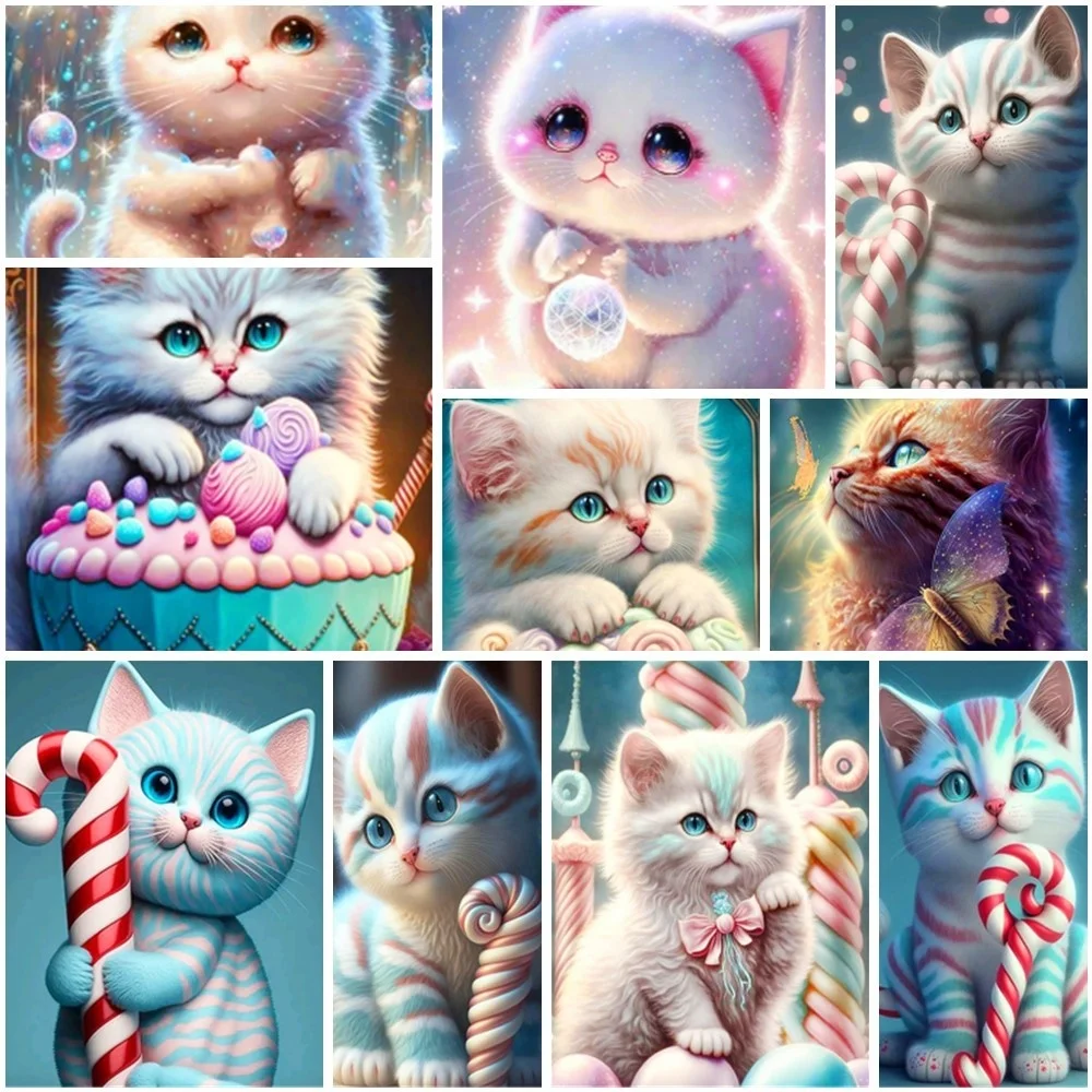 

Animal Cute Cat Paint By Number 40x50 Custom Art Craft Kit For Adults Decoration Home Personalized Gift Ideas Free Shipping 2023