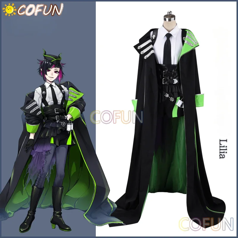 COFUN Diasomnia Malleus/Lilia/Silver/Leek Косплей Костюм Twisted-Wonderland Хэллоуин игровой костюм наряды
