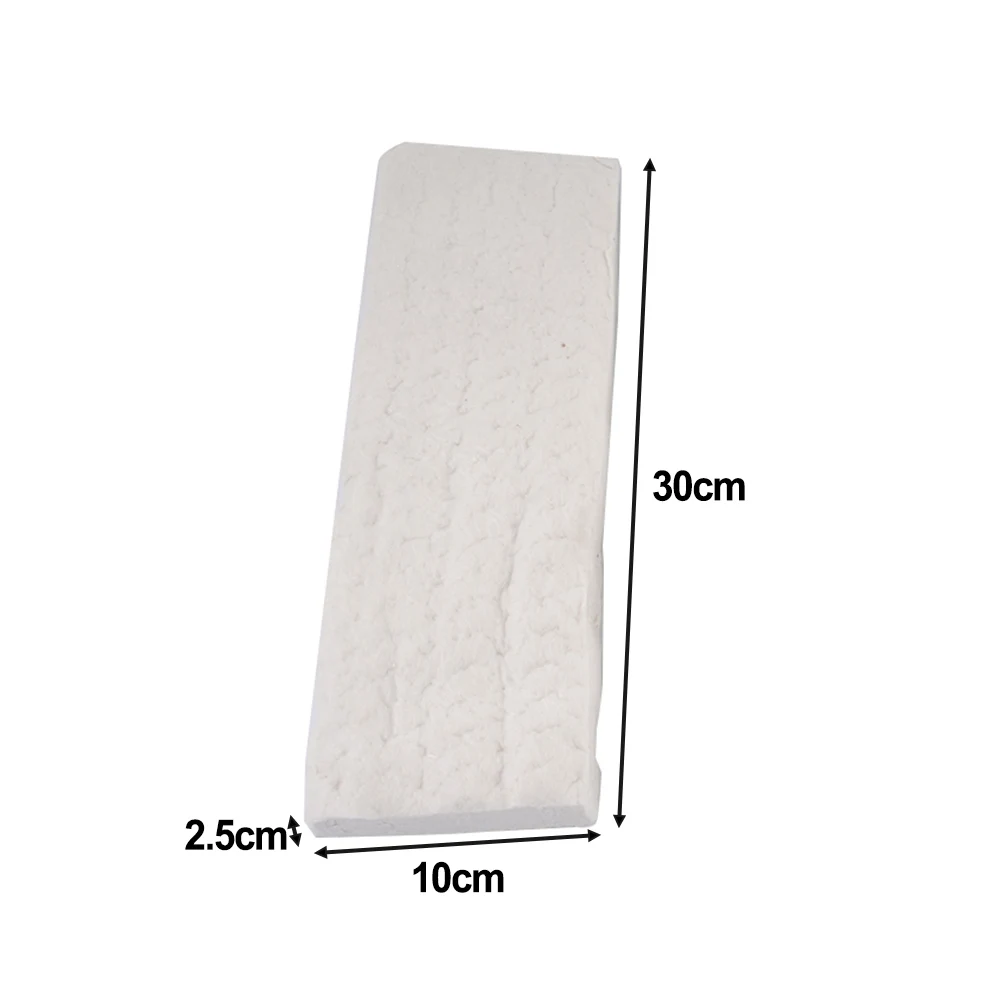 

Fiber Blanket Ceramic Sponge Fiber Blanket Firebox Firplace Wool Sponge 30*10*1.5cm/2.5cm 3pc Ceramic Fiber Blanket Bio-Soluble